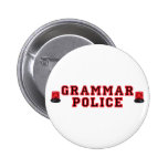 Grammatik-Polizei Anstecknadelbutton