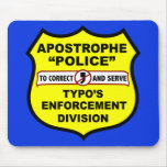 Grammatik-Polizei-Apostroph Mousepad