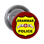 Grammatik-Polizei knöpft Anstecknadel