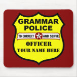 Grammatik-Polizei kundengerechtes Mousepad