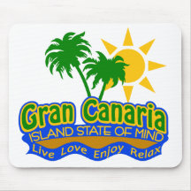 Gran Canaria Staat von Verstandmousepad