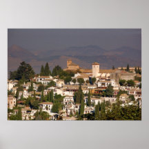 Granada-Landschaftsplakat