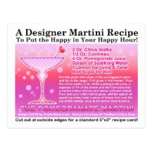 Granatapfel-Martini-Rezept-Postkarte