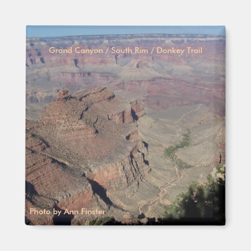 Grand Canyon/fassen südwärts/Esel-Spur ein Magnete
