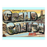 Grand- CanyonVintage Reise Postkarten