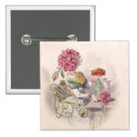 Grandville Dahlie-Knopf Anstecknadel