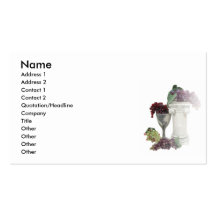 GrapesWinePillar, Name, Adresse 1, Adresse 2, C… Visitenkartenvorlage
