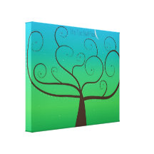 Graphic Art Stretched Canvas Print