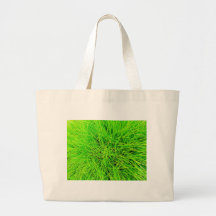 Gras-Blatt-Natur-abstrakte Form-Modeart Tragetaschen