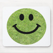 Gras-smiley Mauspad