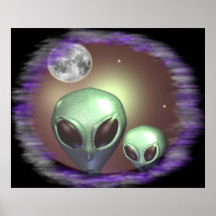 Grau in der Nacht Plakat