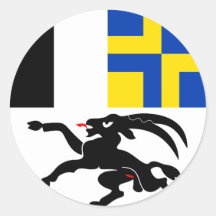 Graubunden, die Schweiz-Flagge Sticker
