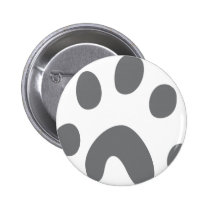 graue Hundetatze buttons