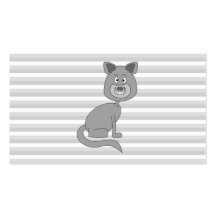 Graue Katze Visitenkarten Vorlagen