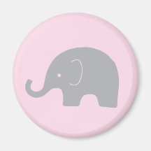 Grauer Elefant Kühlschrankmagnete