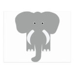 grauer Elefant Postkarten