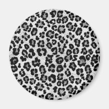 Grauer Leopard Magnete