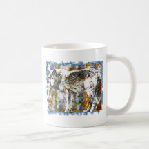 Grauer Wolf Teehaferl