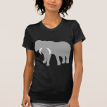 graues Elefant-Comic Shirts