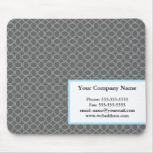 Graues u. blaues Geschäft Mousepad
