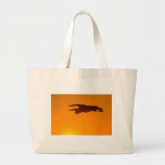 Graureiher-Sonnenuntergang Tasche