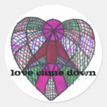 Grayland Gänseblümchen-Herz-Logo-Aufkleber "Liebe 