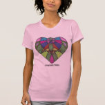 Grayland Gänseblümchen-Herz-Logo-Grün - Liebe kam  T-shirt