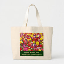 Great Moms are Promoted to Grandma Tote Bags