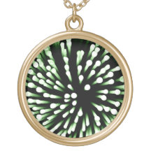 Green Bacteria Magnified Pendant