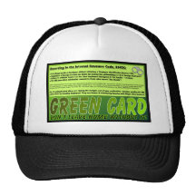 Green Card bitte! Kult Mützen