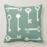 Green KEYS Pillow kissen