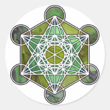 GreenMetatronCube Aufkleber