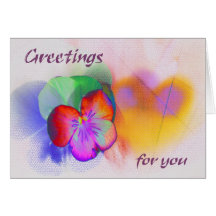Greetings for you karte