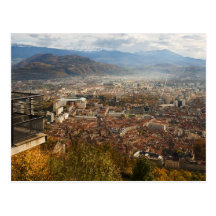 Grenoble-Ansicht Postkarte