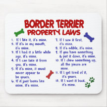 GRENZTerrier-Eigentums-Gesetze 2 Mauspad