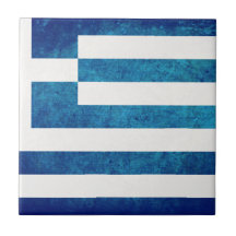Griechenland-Flagge; Griechisch; Kachel