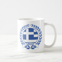 Griechenland-Kranz Tee Haferl