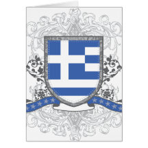 Griechenland-Schild-Gruß-Karte