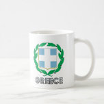 Griechisches Emblem Tee Tasse
