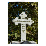 Griechisches weißes Kreuz Karten