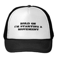 Griff an stelle ich eine Bewegungs-T-Shirts an Baseball Cap