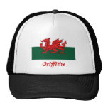 Griffiths Waliser Flagge Retromütze