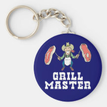 Grill-Vorlagencowboy Schlüsselband