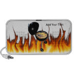 GRILLEN Grube u. Grill auf Feuer Laptop Speaker