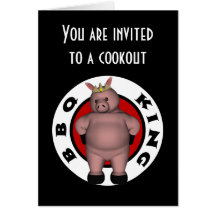 GRILLEN König Cookout Card Karte
