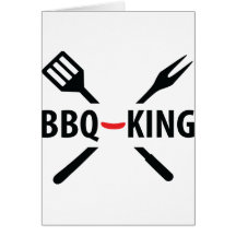 Grillen-König Ikone Grußkarten