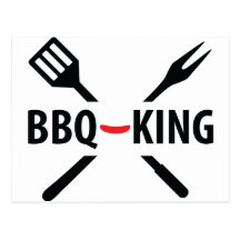 Grillen-König Ikone Postkarte