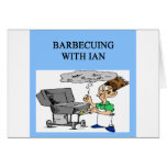 Grillen mit Ian Grußkarten