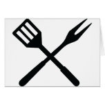 GRILLEN-Tischbesteckikone Karte