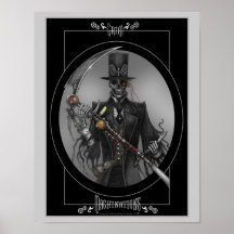 Grimmige Intrige Plakatdruck
